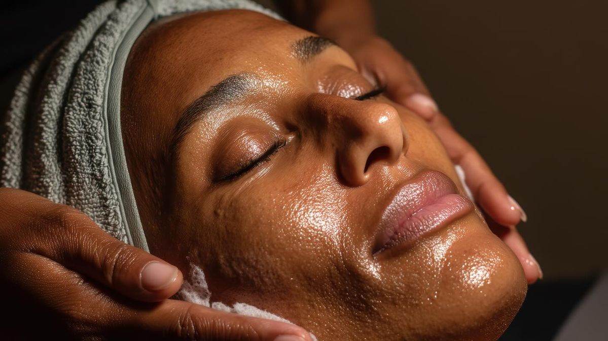 Relaxing signature facial in progress at Gifted MO, Johannesburg